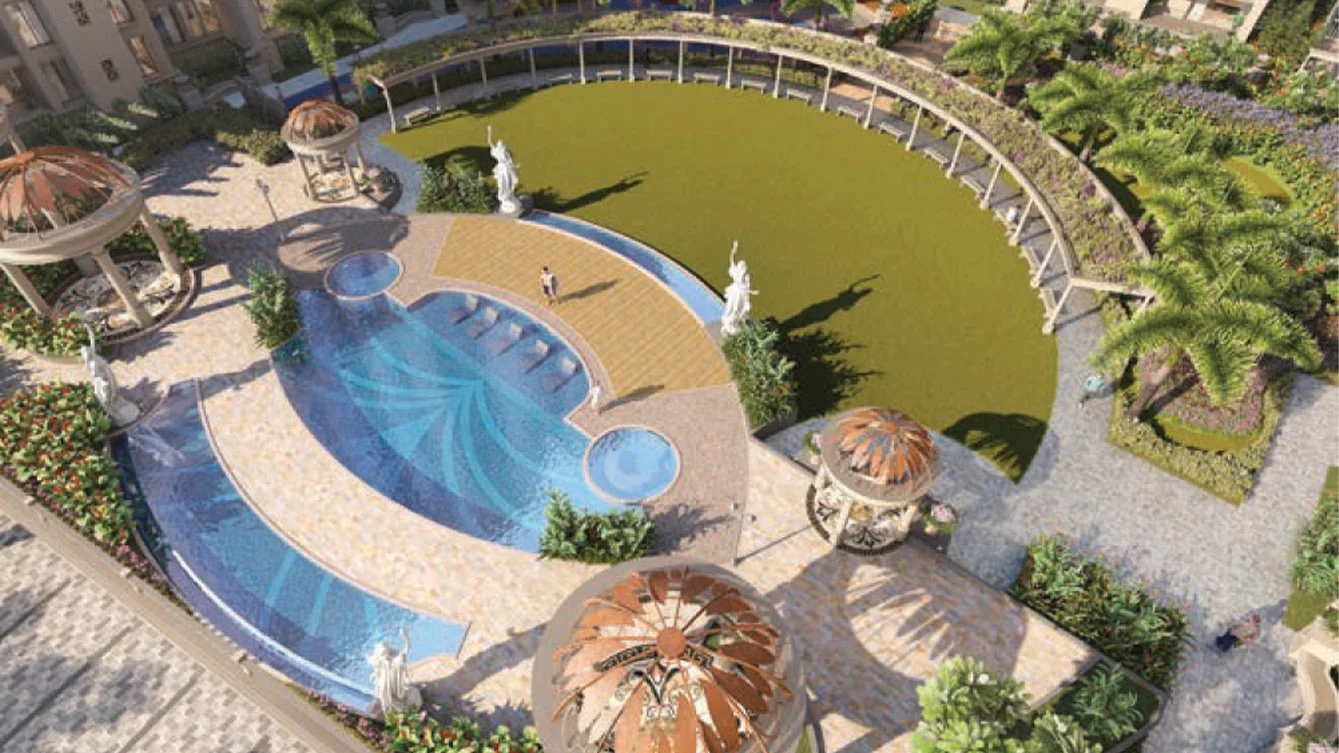 Sukhwani Kingsley Thergaon Podium Level Amenities Image